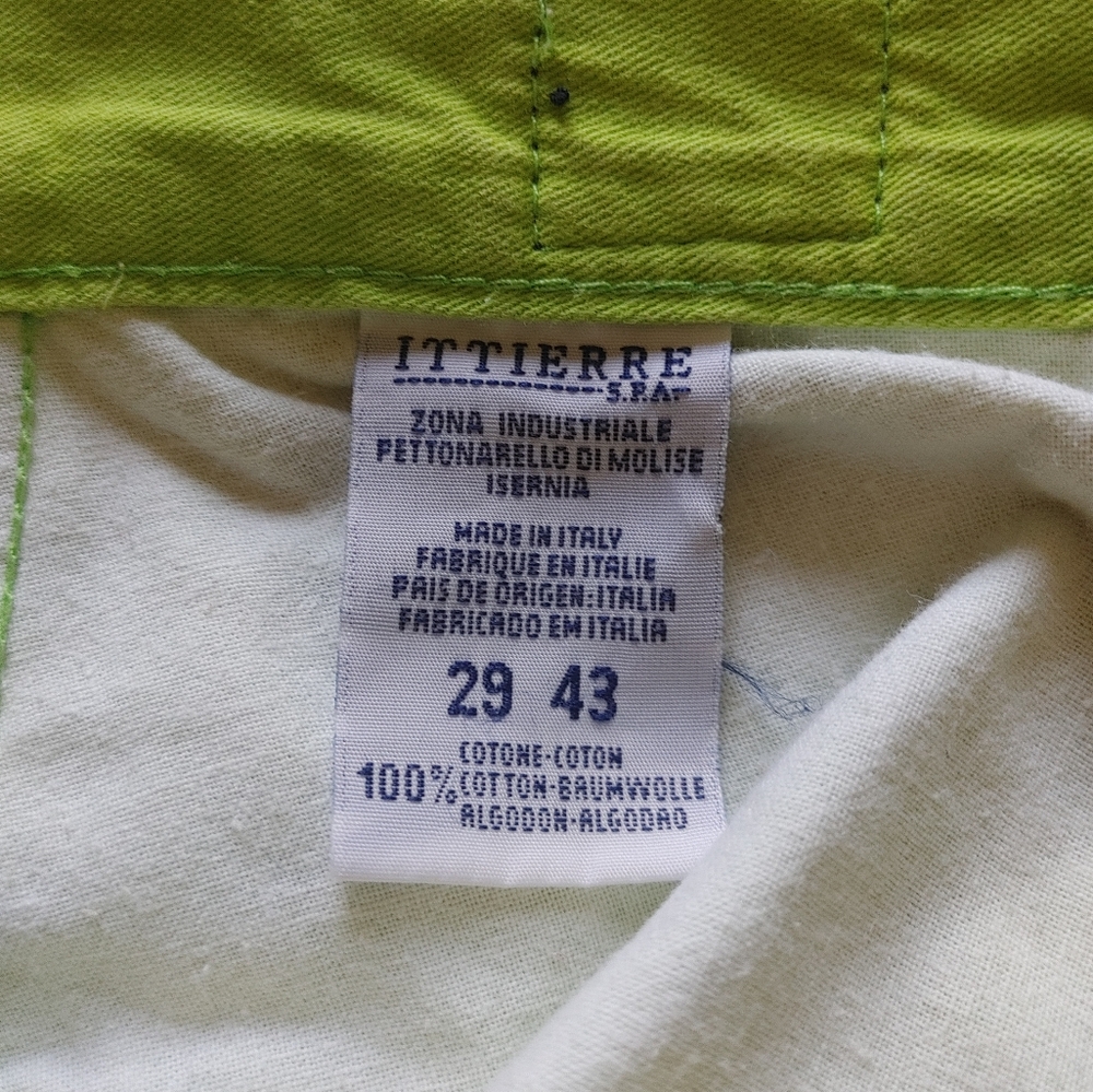 Versace Vibrant Lime Trousers - Picture 6 of 13